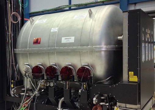 GRAVITY beam combiner in Paranal integration lab