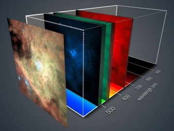 Orion Nebula M42 - MUSE visualisation