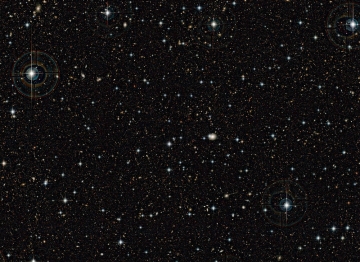 Part of a CFHT image of the COSMOS field Part of a CFHT image of the COSMOS field