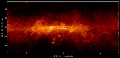 ATLASGAL image of the Central Molecular Zone ATLASGAL image of the Central Molecular Zone