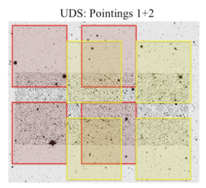 VANDELS: Example of VIMOS pointings within the UDS field VANDELS: Example of VIMOS pointings within the UDS field
