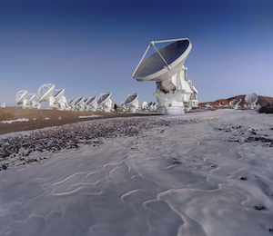 ALMA and desert ice ALMA and desert ice