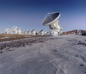 ALMA and desert ice 