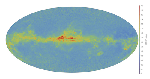 Preliminary colour map of the sky with Gaia