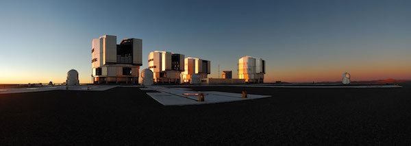 Sunset over Paranal