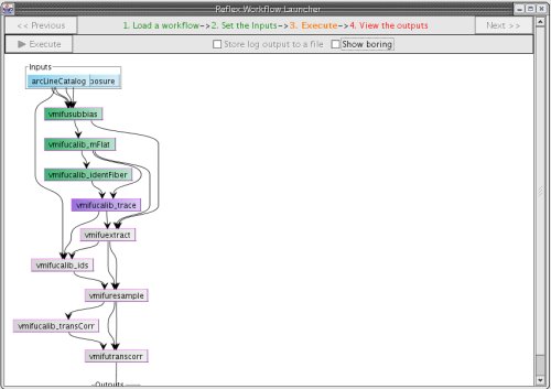 Reflex workflow execution