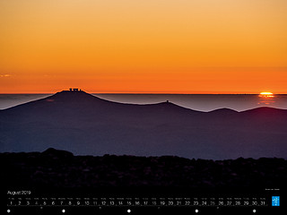 August - Sunset over Paranal