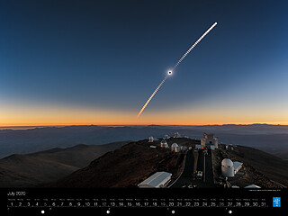 July - Total solar eclipse, La Silla Observatory, 2019