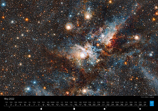 May - The Carina Nebula in infrared light