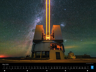 May — Piercing the skies above Paranal