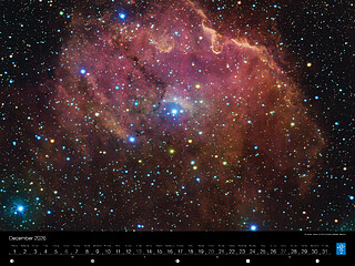 December — Fireworks of newborn stars
