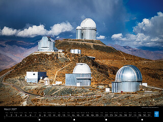 March — ESO telescopes at the La Silla Observatory