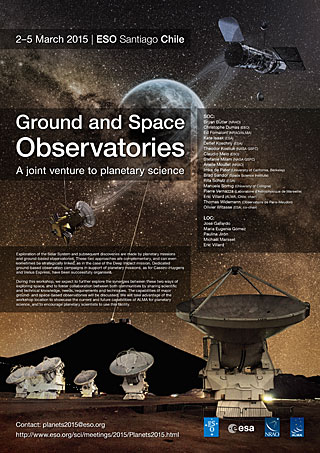 Poster: Ground and Space Observatories: A joint venture to planetary science