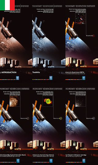 The ESA/ESO Exercise Series booklets 1-4 Italian