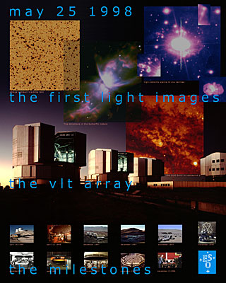 Poster: VLT UT1 First Light