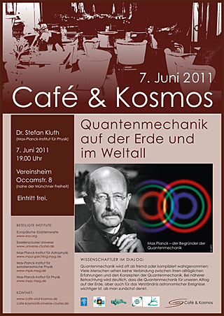 Poster: Café & Kosmos 7 June 2011