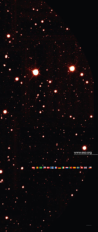Chandra Deep Field South 3 Exhibition Panel (standard, International)