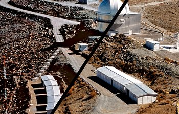 Una ventana al pasado — Transformación del Observatorio de La Silla a través del tiempo