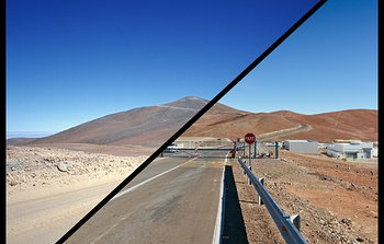 Desde um caminho de terra batida até ao observatório líder mundial