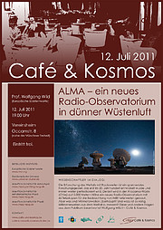 Poster: Café & Kosmos 12 July 2011