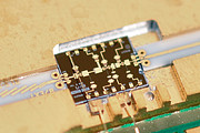 Custom power amplifier chip for an ALMA warm cartridge assembly