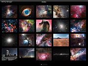 Screenshot der Version 2.0 der Top 100 Bilder-App der ESO