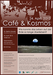 Poster zu Café & Kosmos am 24. April 2013