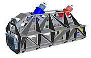 Engineering rendering of the ESPRESSO instrument