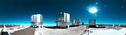 Imagem obtida pela webcam panorâmica instalada no Paranal