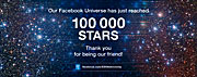 ESO’s Facebook page welcomes its 100 000th friend