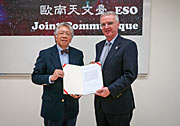 L'ESO e l'EAO firmano un comunicato congiunto