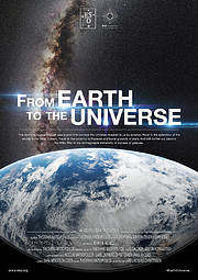 O poster do filme “Da Terra ao Universo”