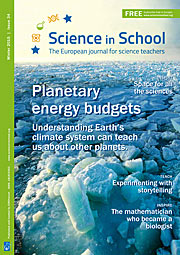 Capa da Science in School nº 34