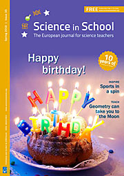 Portada de la Revista Science in School 35
