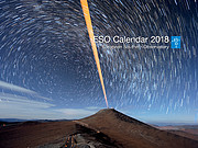 La copertina del calendario 2018 dell’ESO