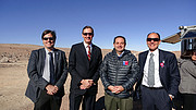 At ESO’s Paranal Armazones site to mark the connection to the Chilean national electricity grid