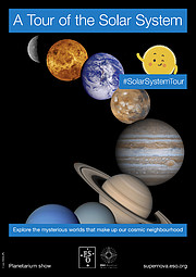 Poster do espetáculo de planetário 
