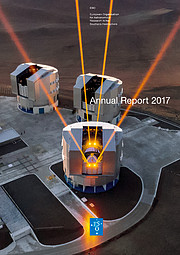 Capa do Relatório Anual do ESO de 2017