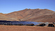 Parque solar en el Observatorio La Silla de ESO