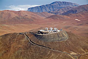 Vista aérea do Cerro Paranal