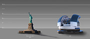 The ELT compared to the Statue of Liberty in New York, USA