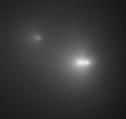 Three nuclei of comet LINEAR