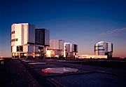 A view of VLT in Paranal