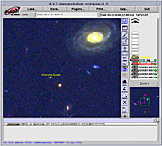 AVO windows with obscured quasar image