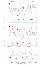 Radial velocity measurements of HD 69830