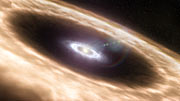 Planet-forming disc (artist's impression)