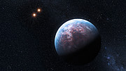 El sistema Gliese 667 (Impresión artística)