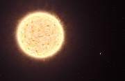 First planet of extragalactic origin (artist’s impression)