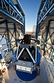 The VLT Survey Telescope: the largest telescope in the world designed for visible light sky surveys