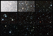 Detalles de la imagen de Omega Centauri tomada por el VST